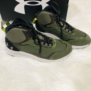 Brand New Under Armour UA Charged Bandit Trek 2 Men's Hiking Shoes‎ Green Gray